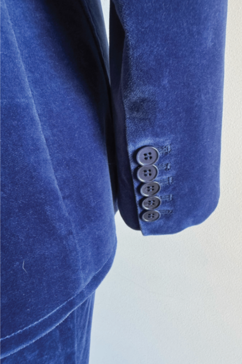 Scanlan blue suede jacket 10