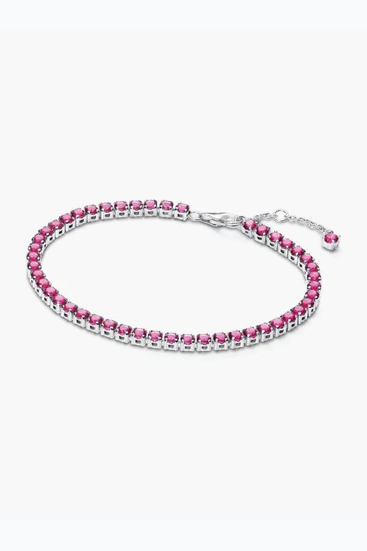 Pandora sparkling pink tennis bracelet