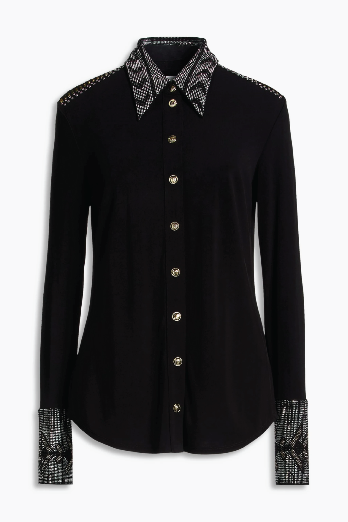Camilla Black embellished blouse XS