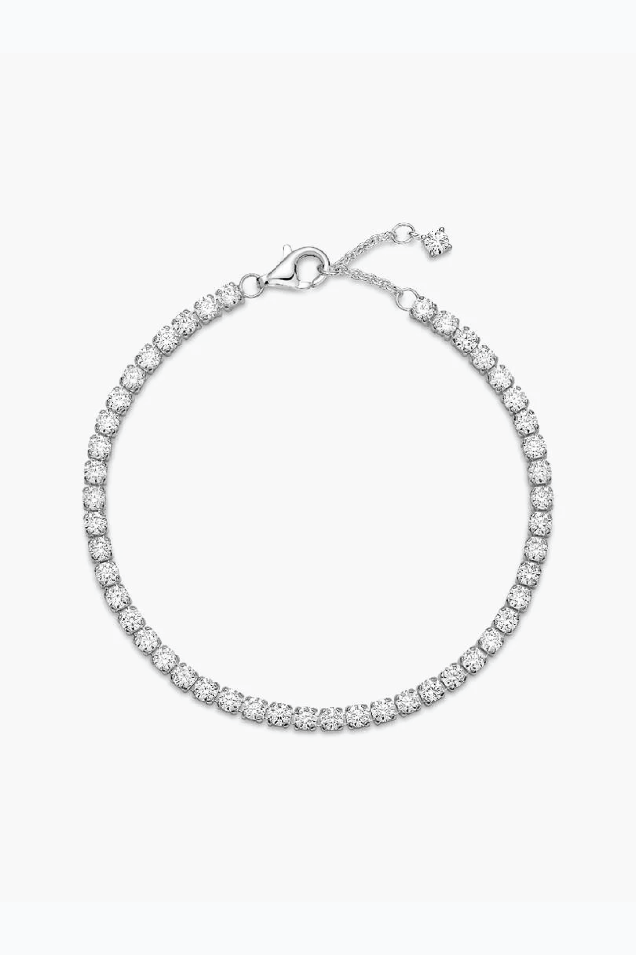 Pandora sparkling tennis bracelet sterling silver