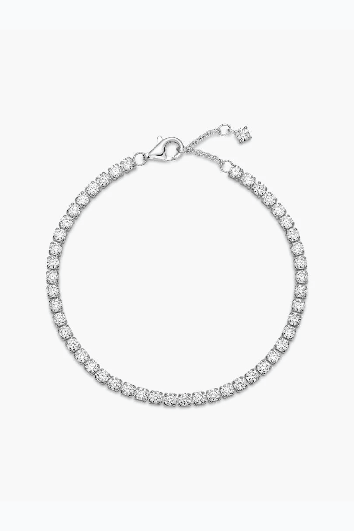 Pandora sparkling tennis bracelet sterling silver