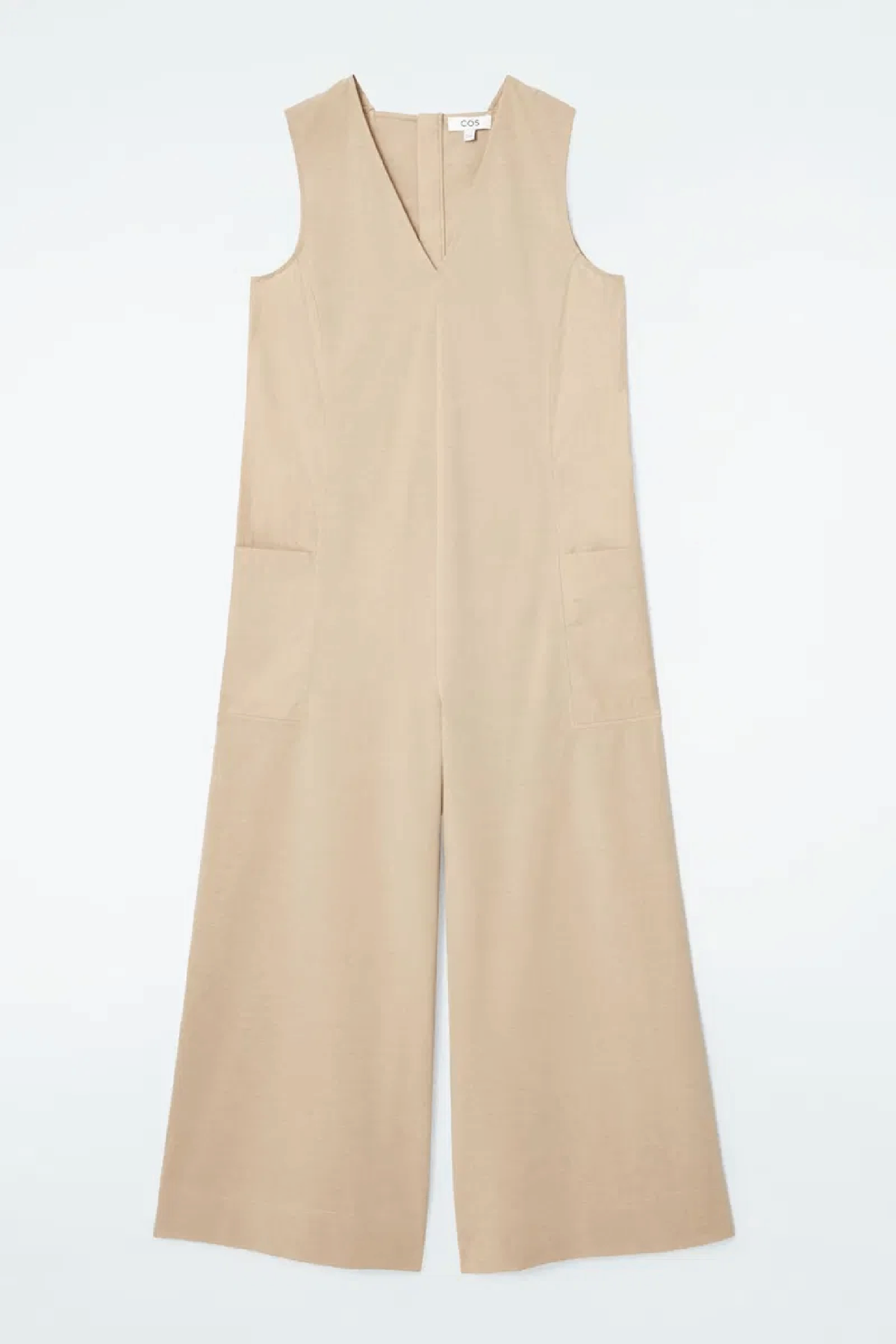 COS camel jumpsuit M