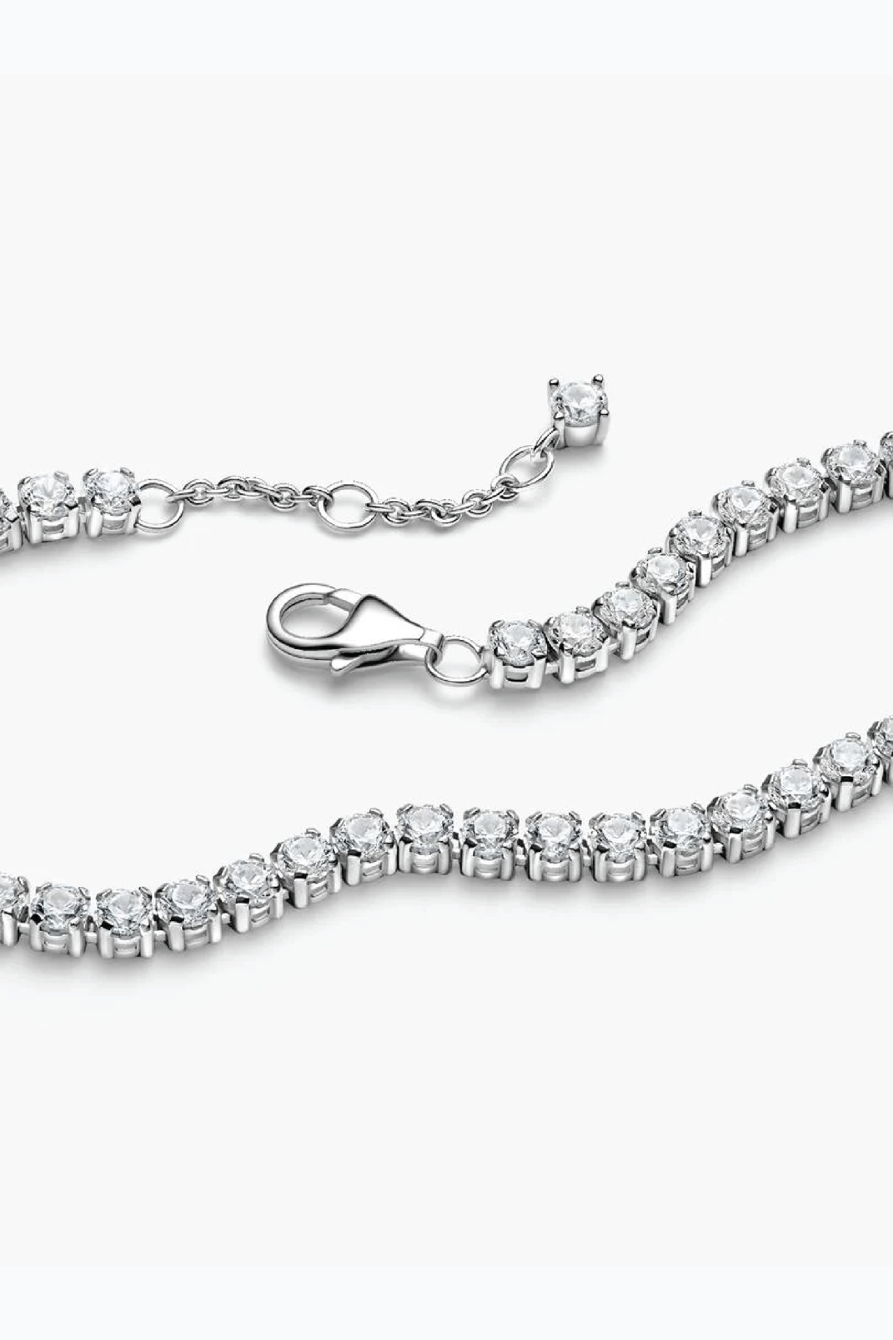 Pandora sparkling tennis bracelet sterling silver