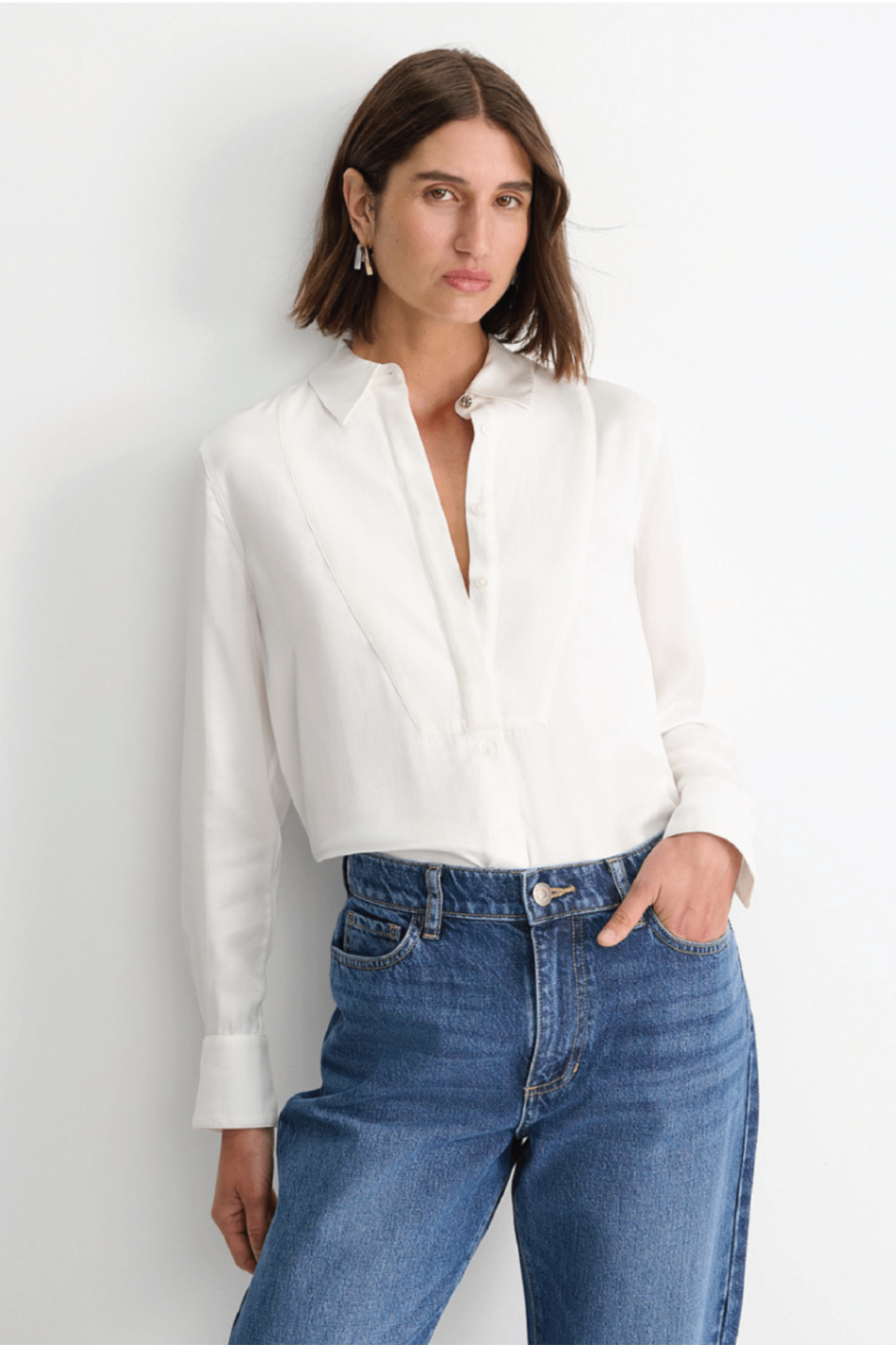 Sportscraft white tux shirt 16