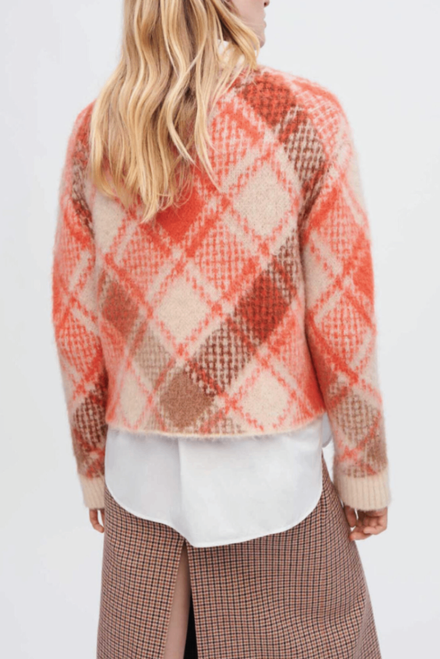 maje orange/brown/ sweater 2