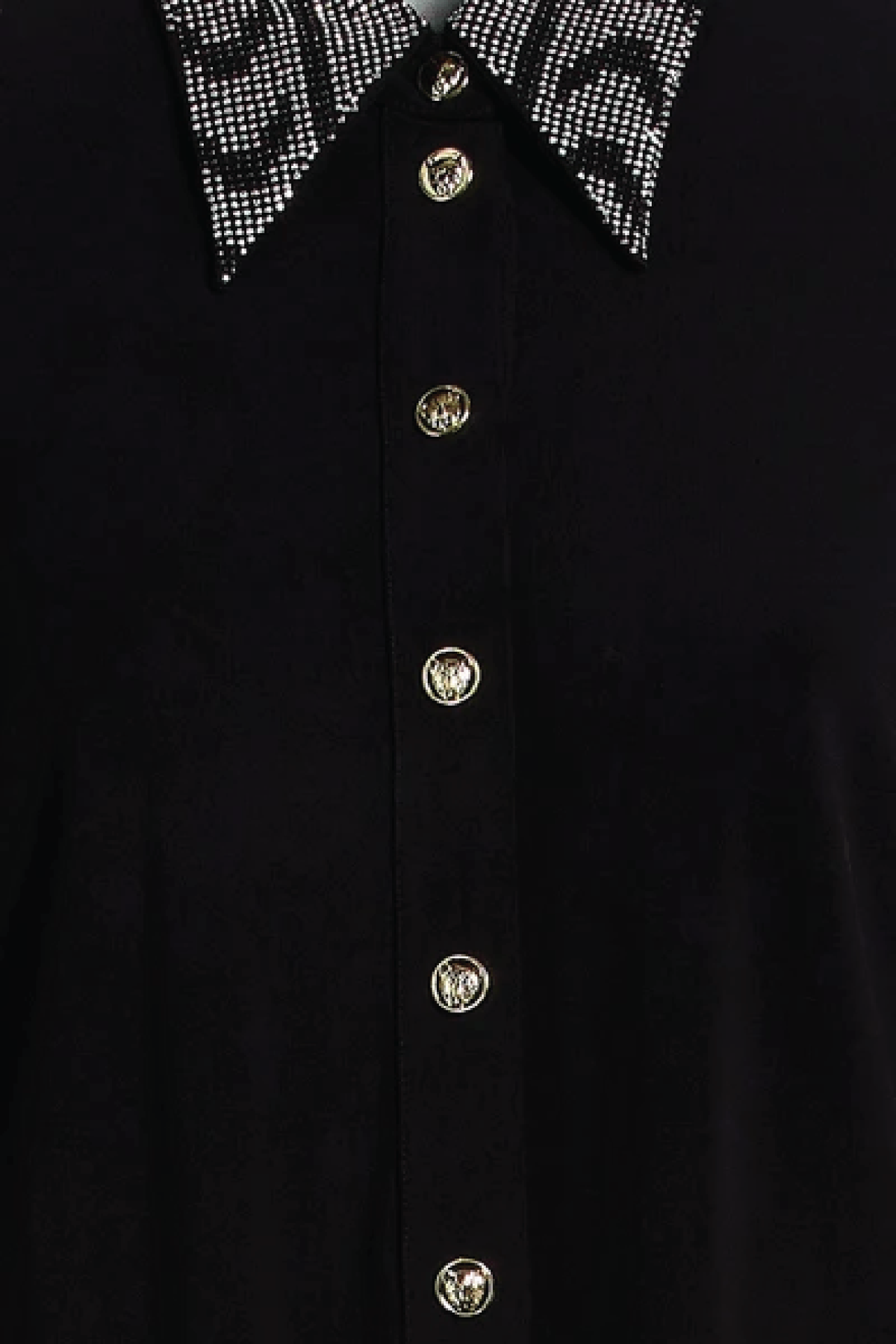 Camilla Black embellished blouse XS