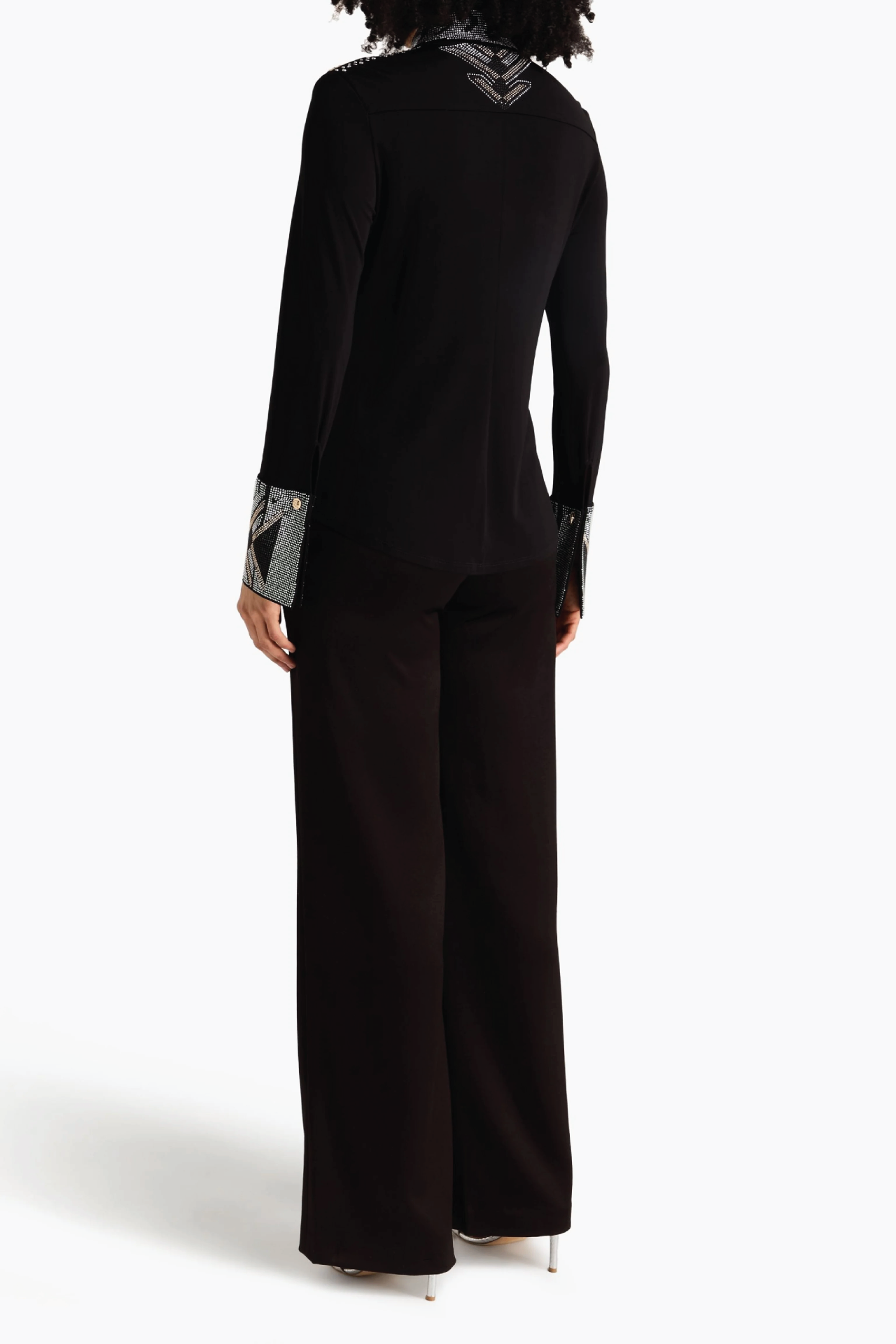 Camilla Black embellished blouse XS