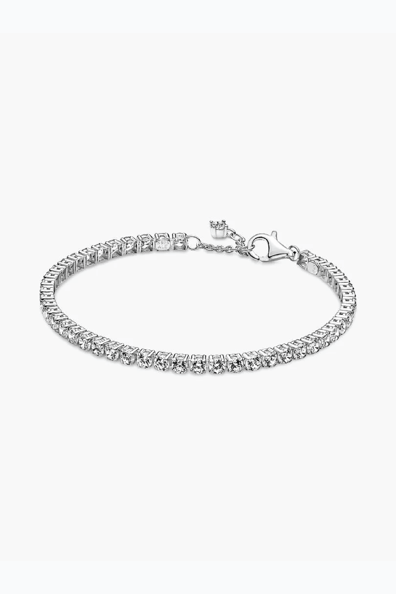 Pandora sparkling tennis bracelet sterling silver