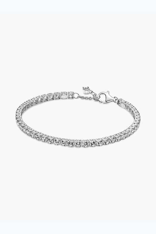 Pandora sparkling tennis bracelet sterling silver