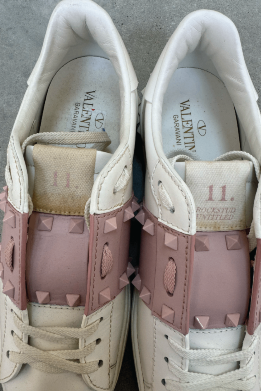 Valentino white pink sneaker 40