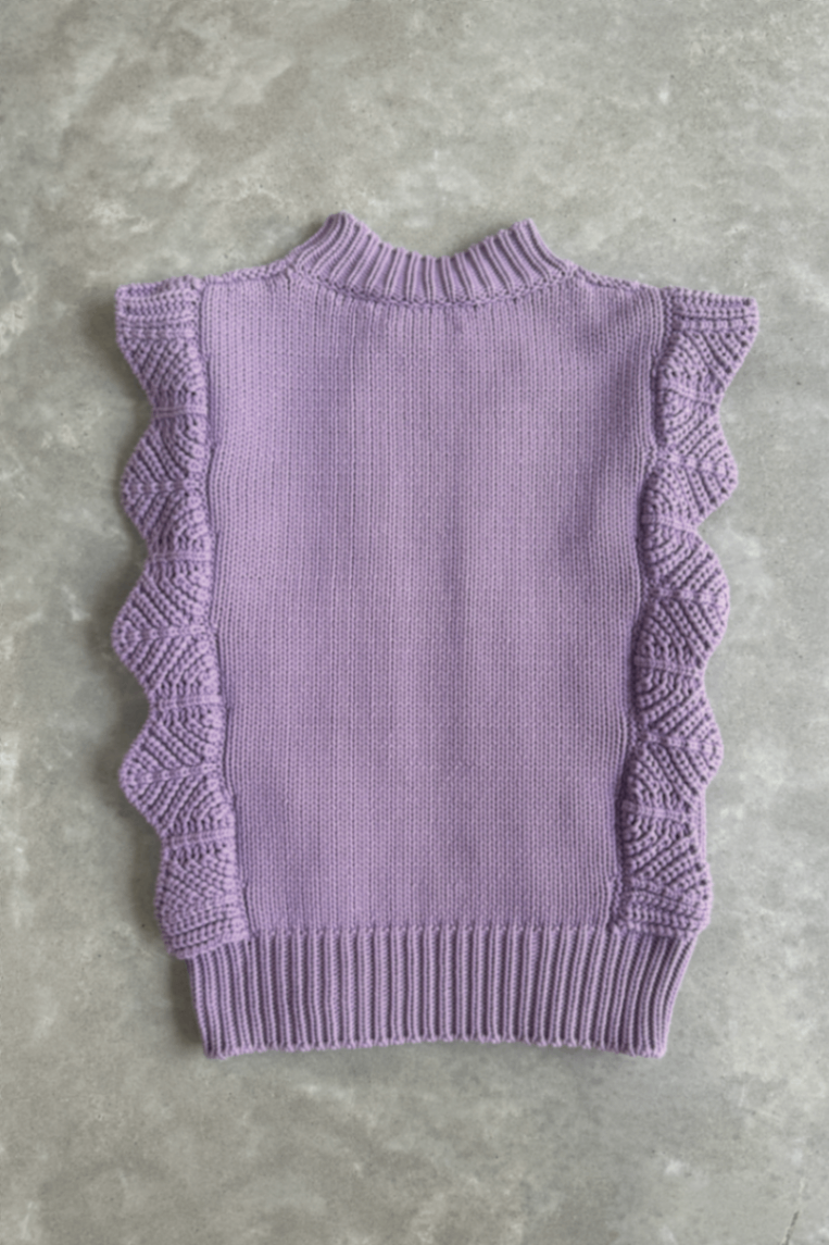 Essential Antwerp lilac vest L (RRP $315)
