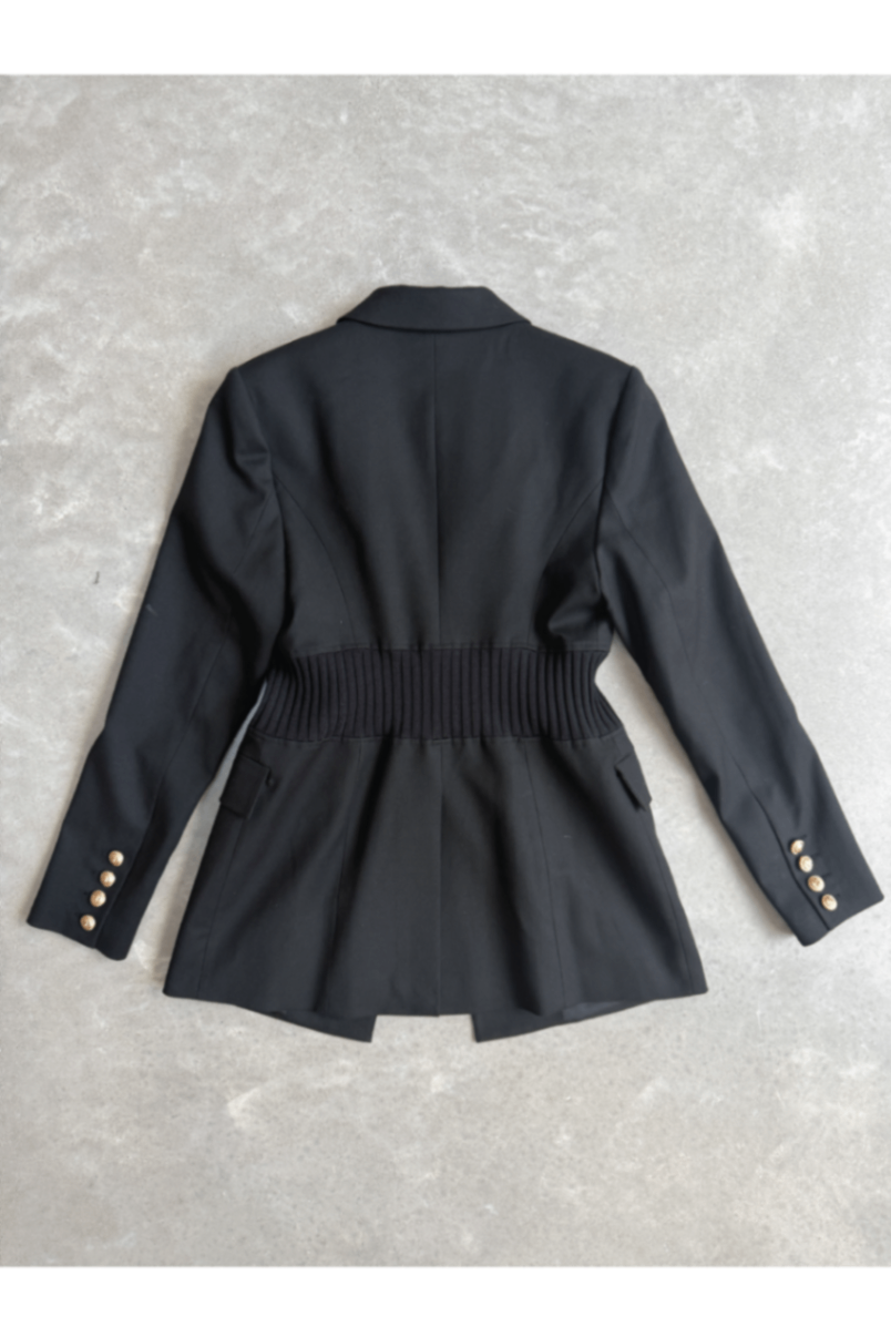Rebecca Vallance black Teddie Blazer 14 (RRP $729)