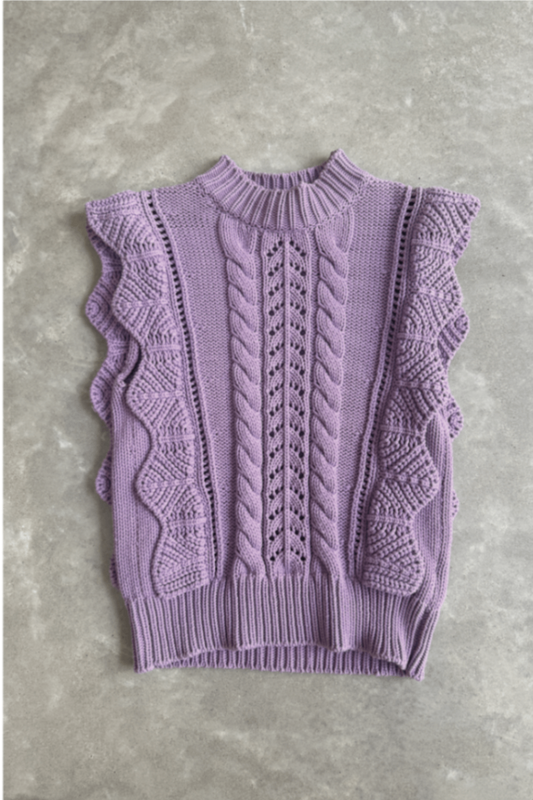 Essential Antwerp lilac vest L (RRP $315)