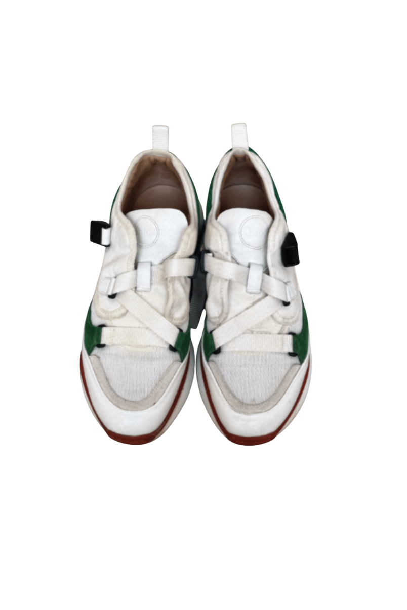Chloe white multi sneaker 40