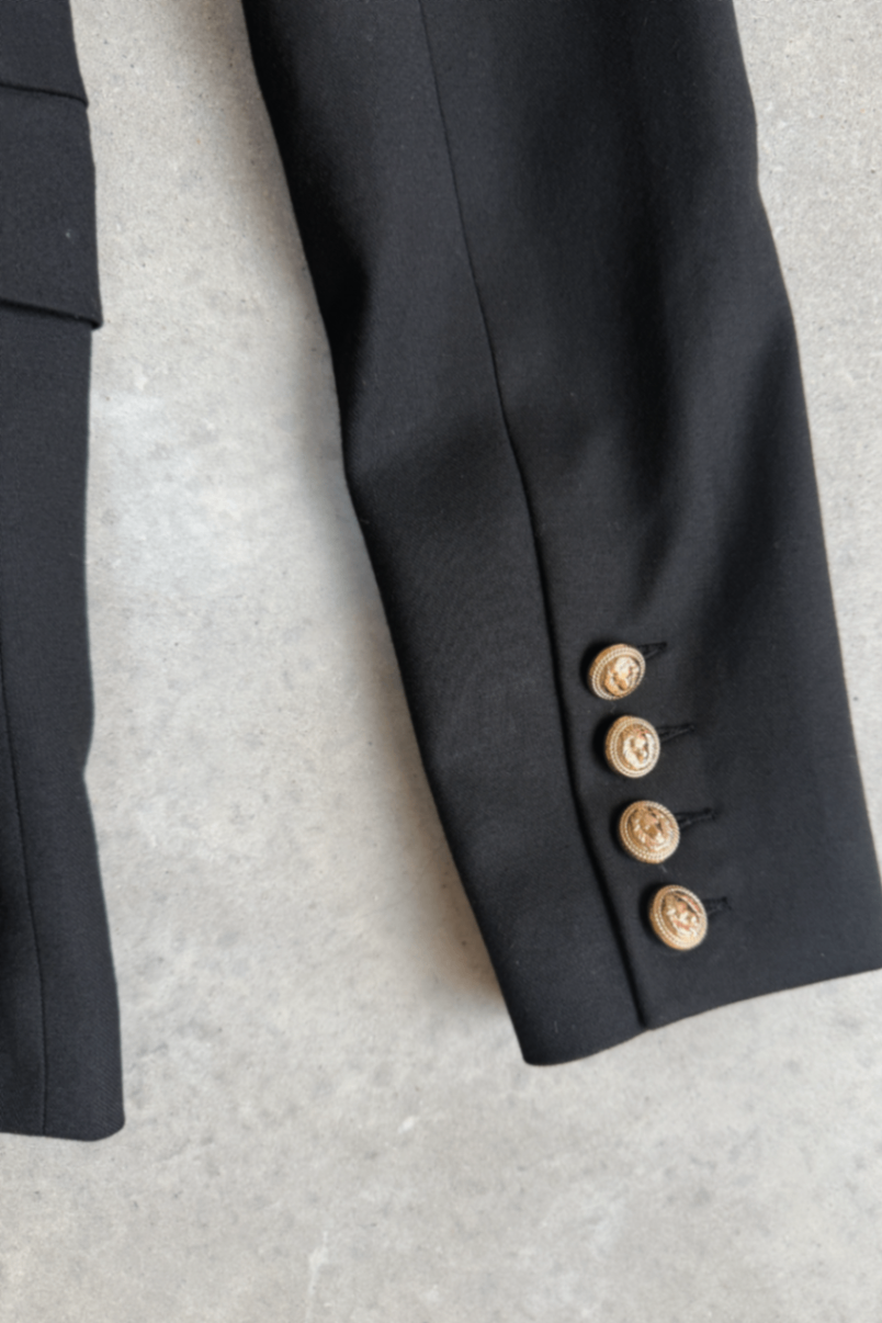 Rebecca Vallance black Teddie Blazer 14 (RRP $729)
