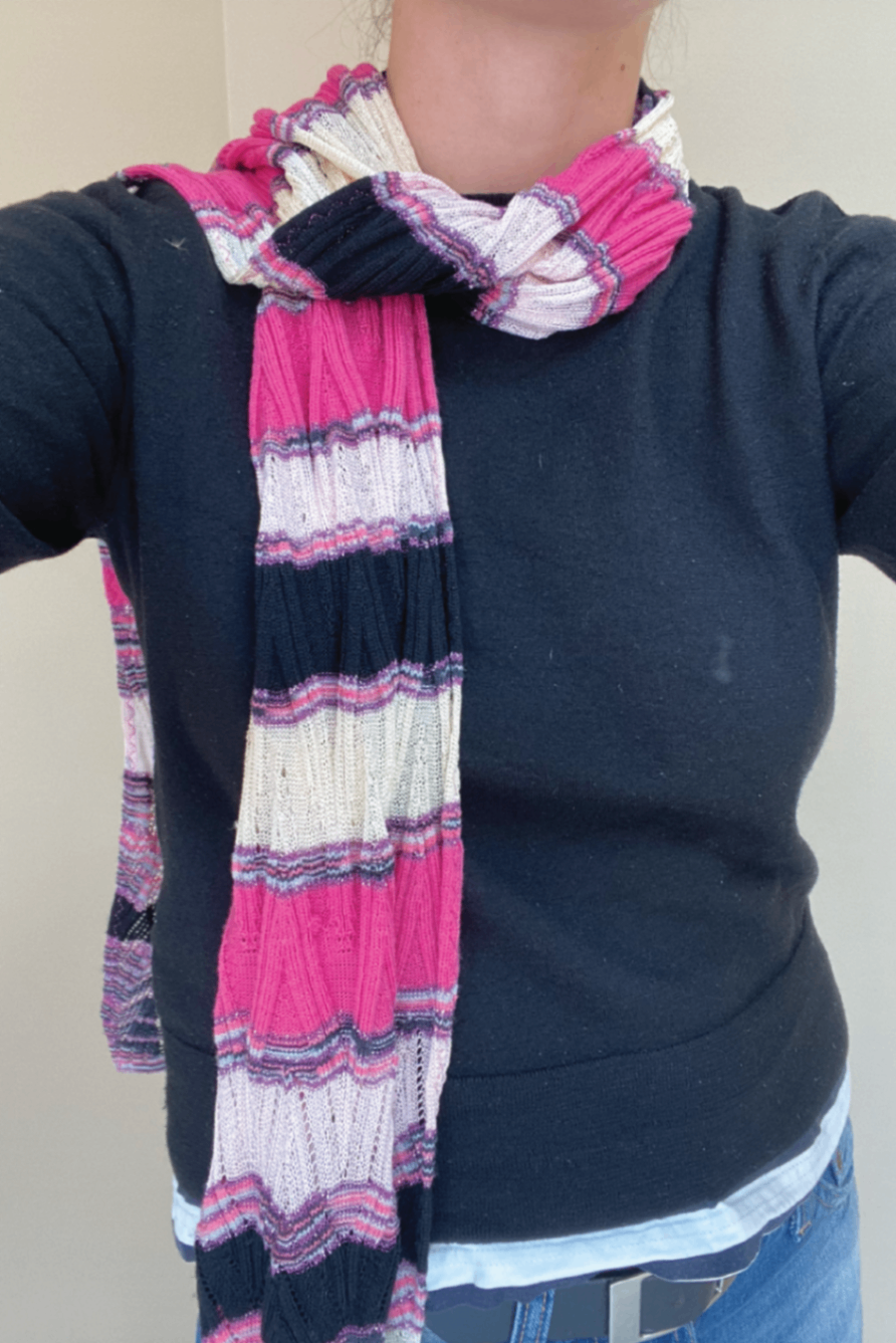 Missoni Pink, Black & White Scarf