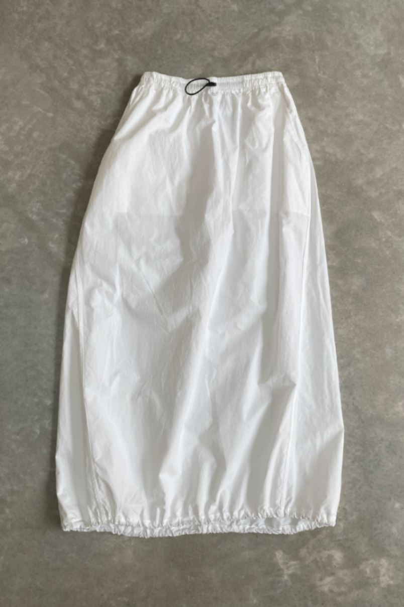 Bassike white maxi skirt 0