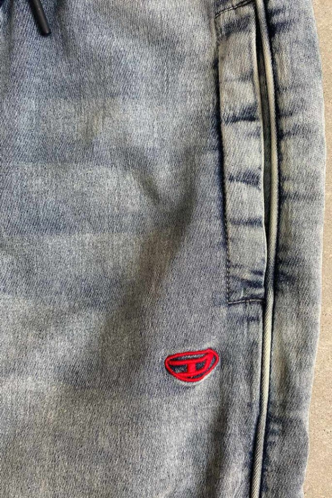 Diesel denim track pants XS