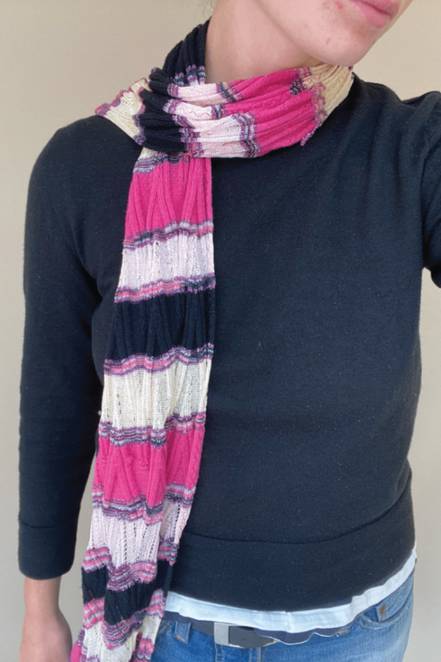 Missoni Pink, Black & White Scarf