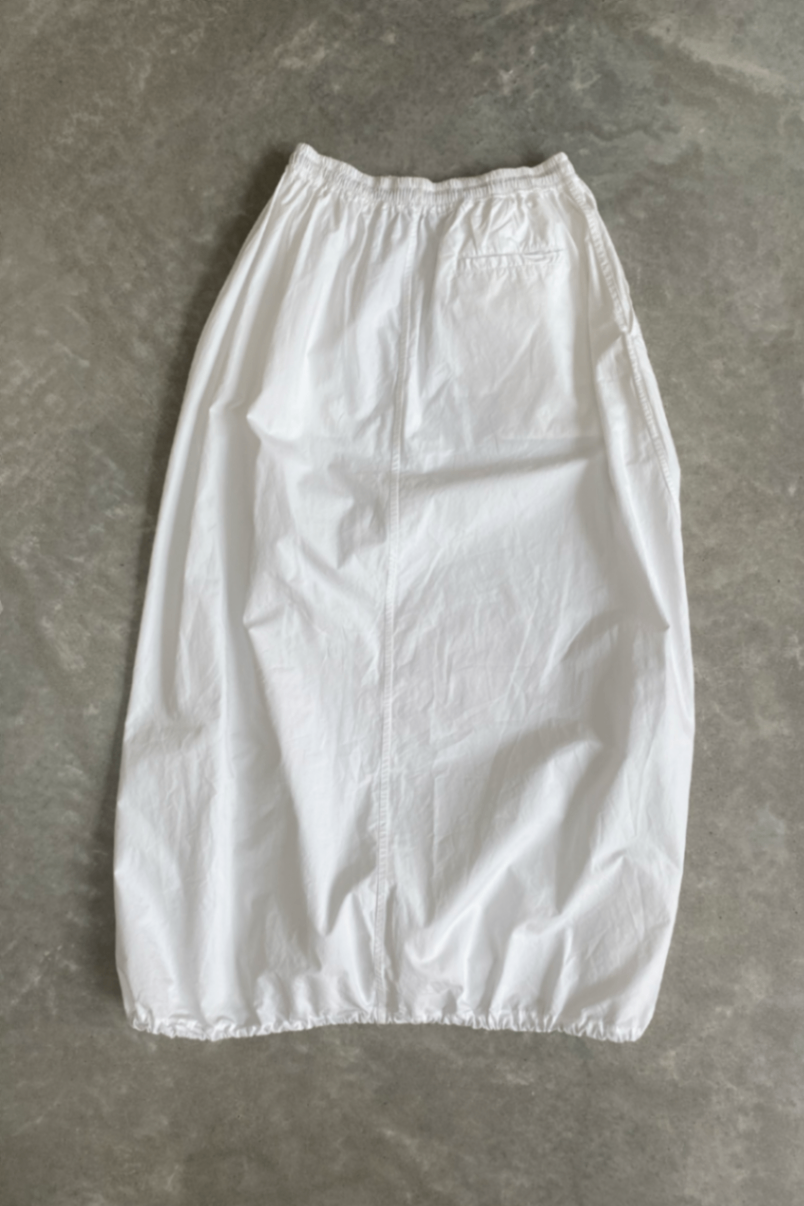 Bassike white maxi skirt 0