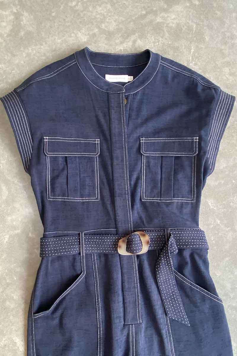 Johnathan Simkhai navy jumpsuit 6