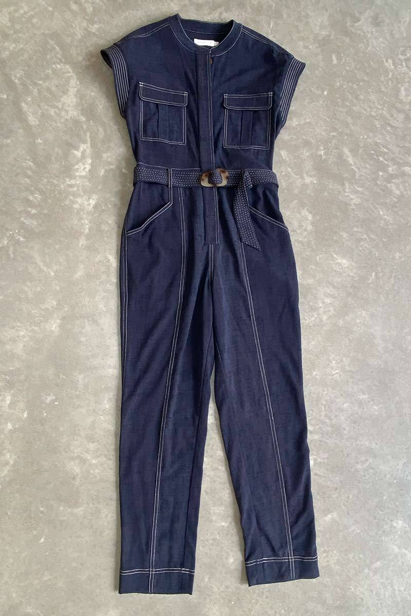 Johnathan Simkhai navy jumpsuit 6
