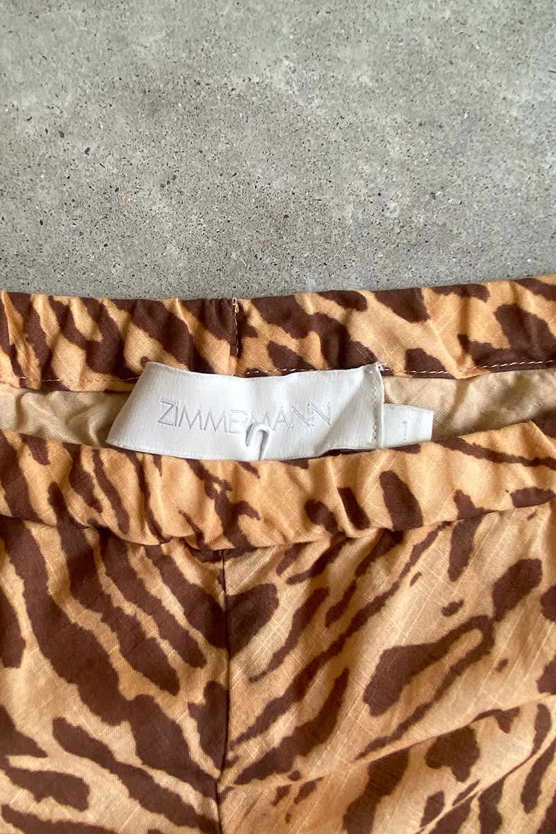 Zimmermann leopard pant 1