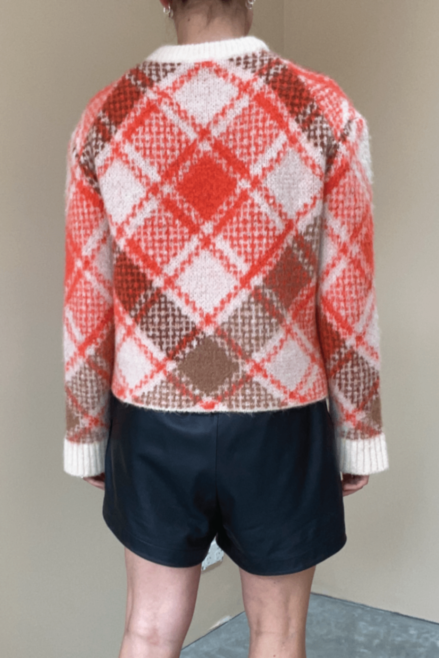 Maje orange/brown/ sweater 2