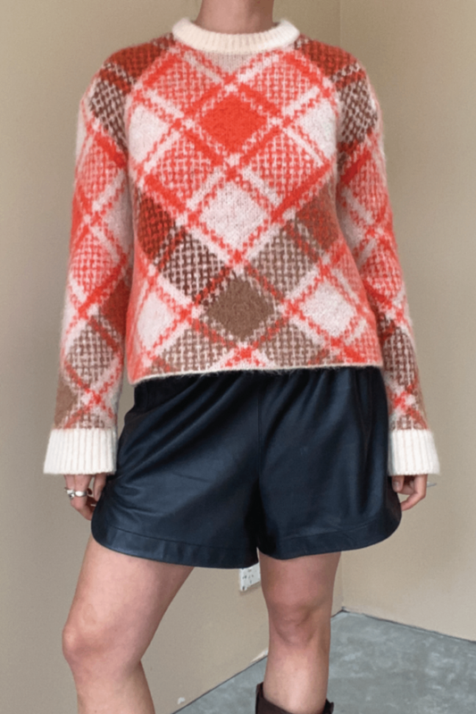 Maje orange/brown/ sweater 2