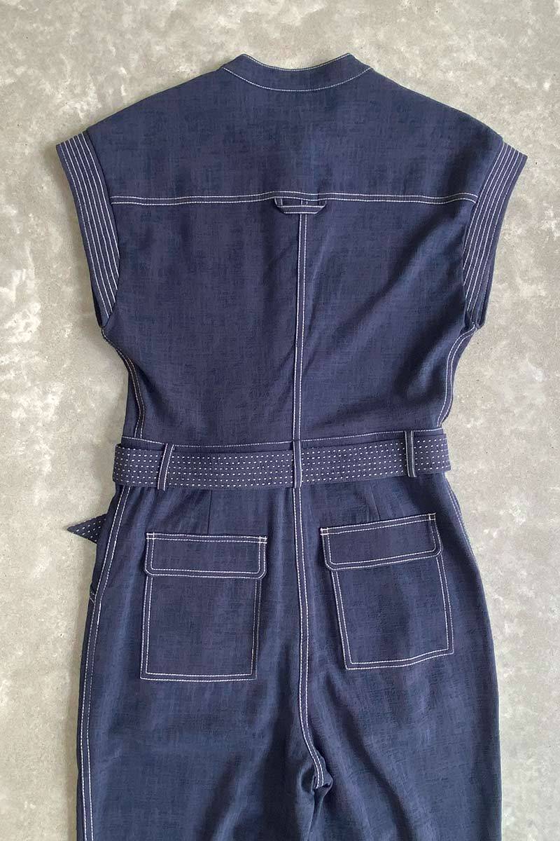 Johnathan Simkhai navy jumpsuit 6
