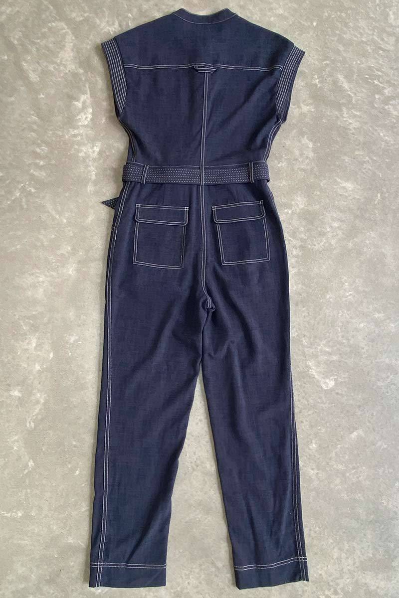 Johnathan Simkhai navy jumpsuit 6