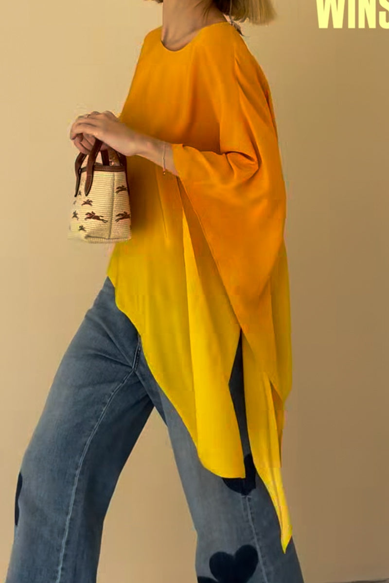 Sass & Bide orange drape top