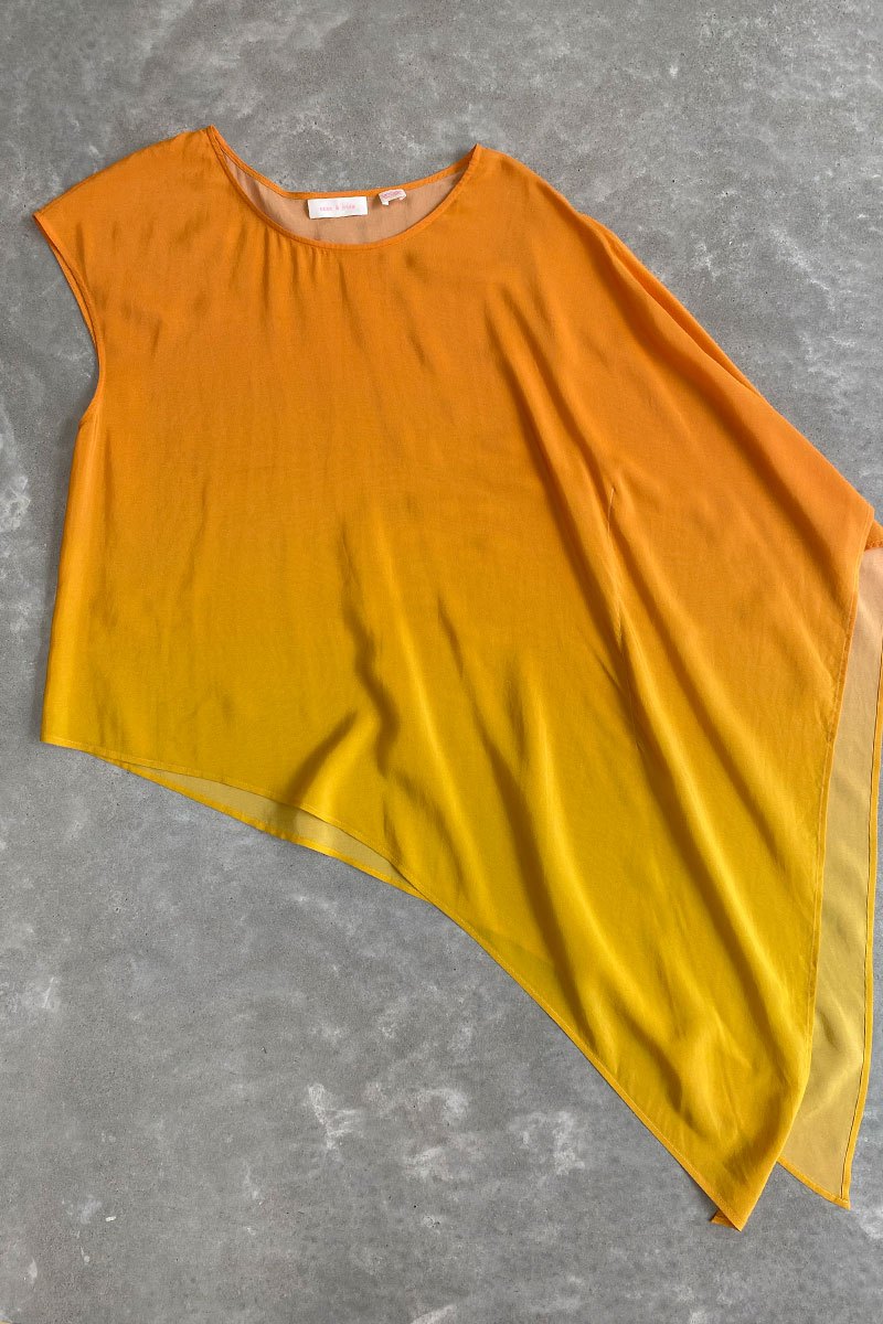 Sass & Bide orange drape top