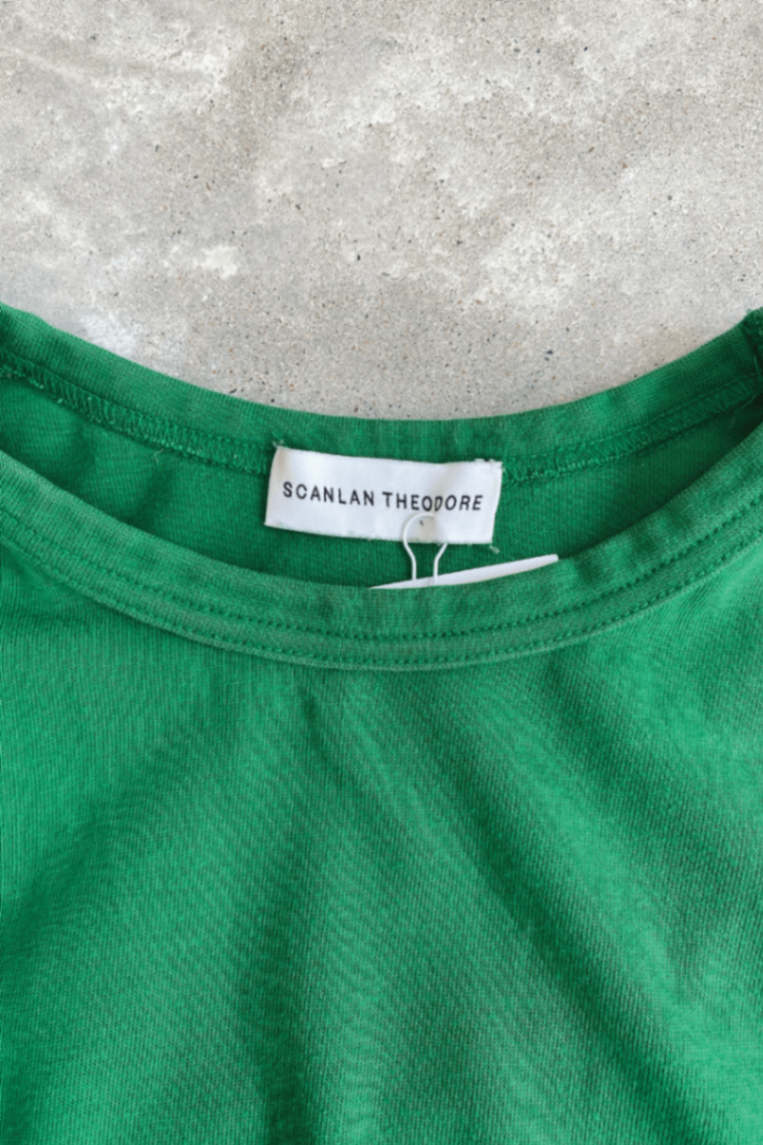Scanlan Theodore green cotton T-Shirt S/M