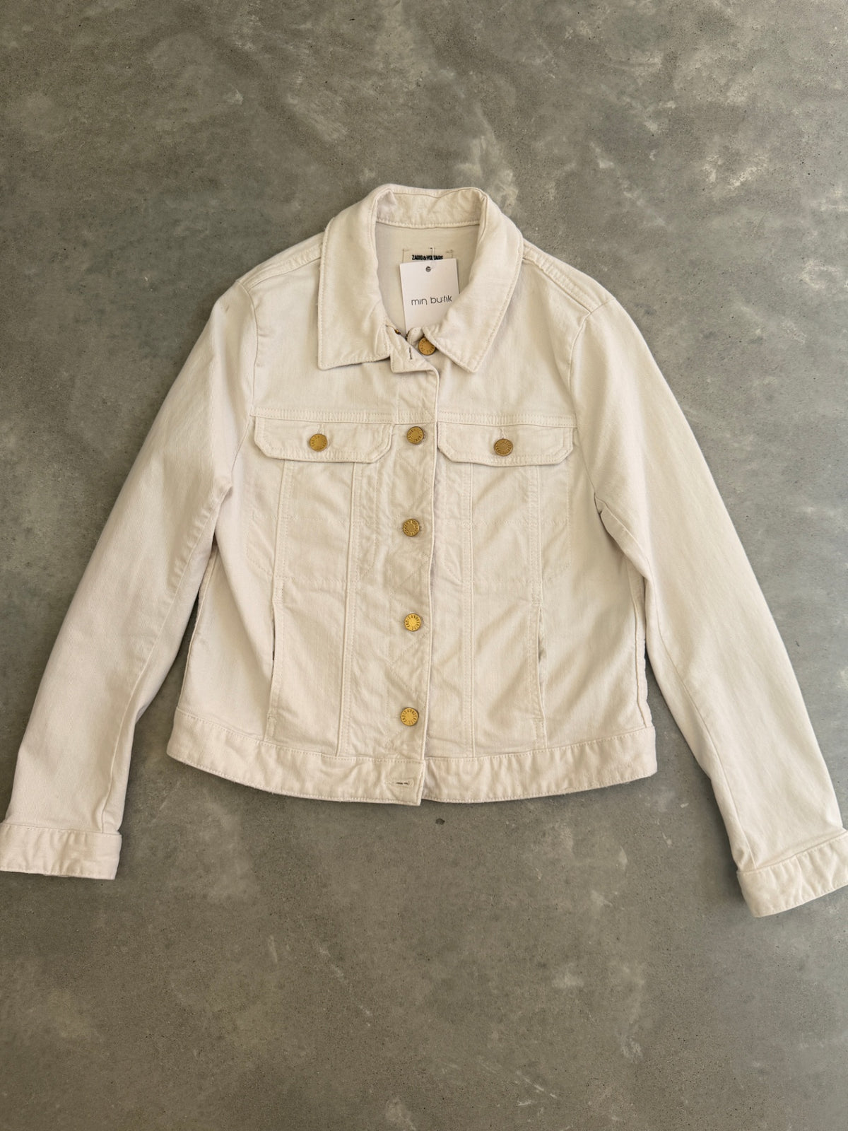 Zadig cream denim jacket S