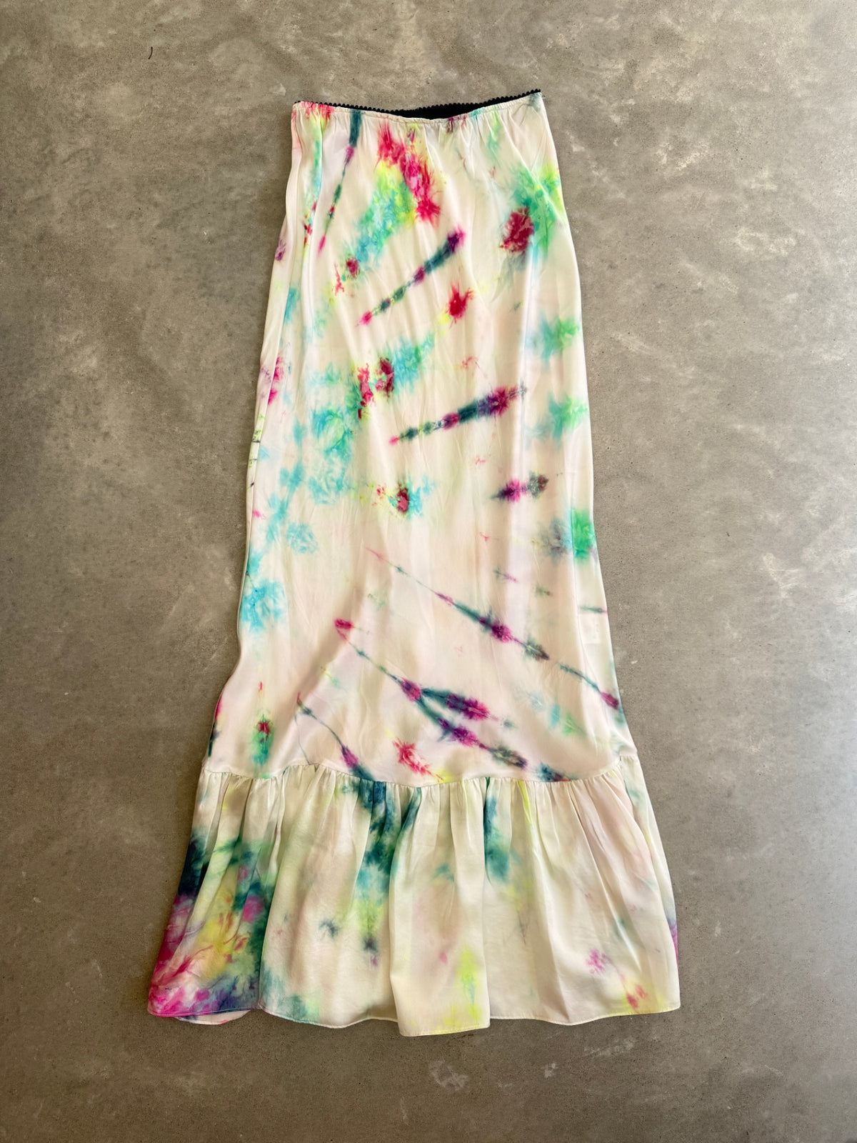 Romance Was Born multicoloured silk skirt 8