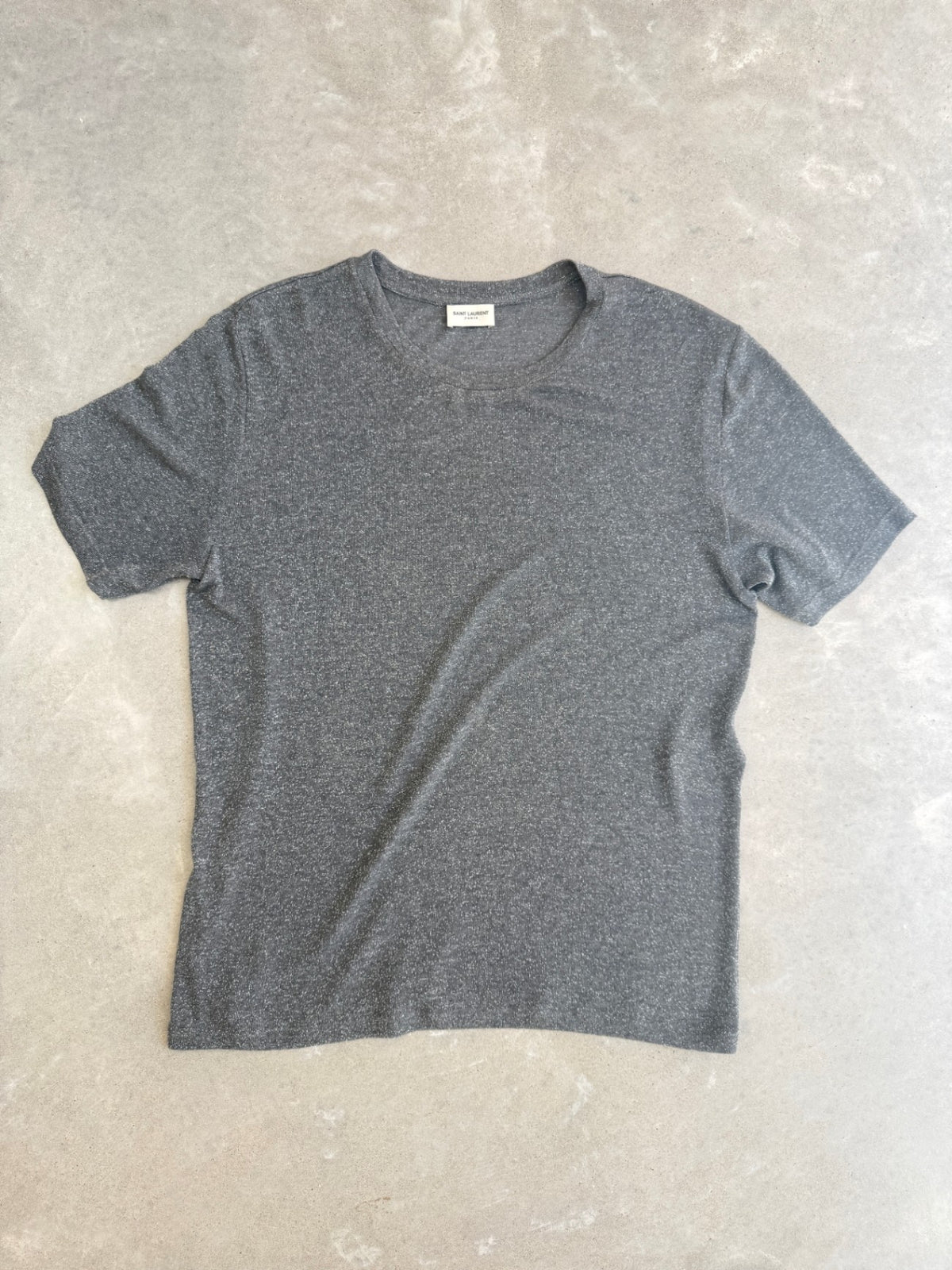 Saint Laurent grey sparkle Tee M