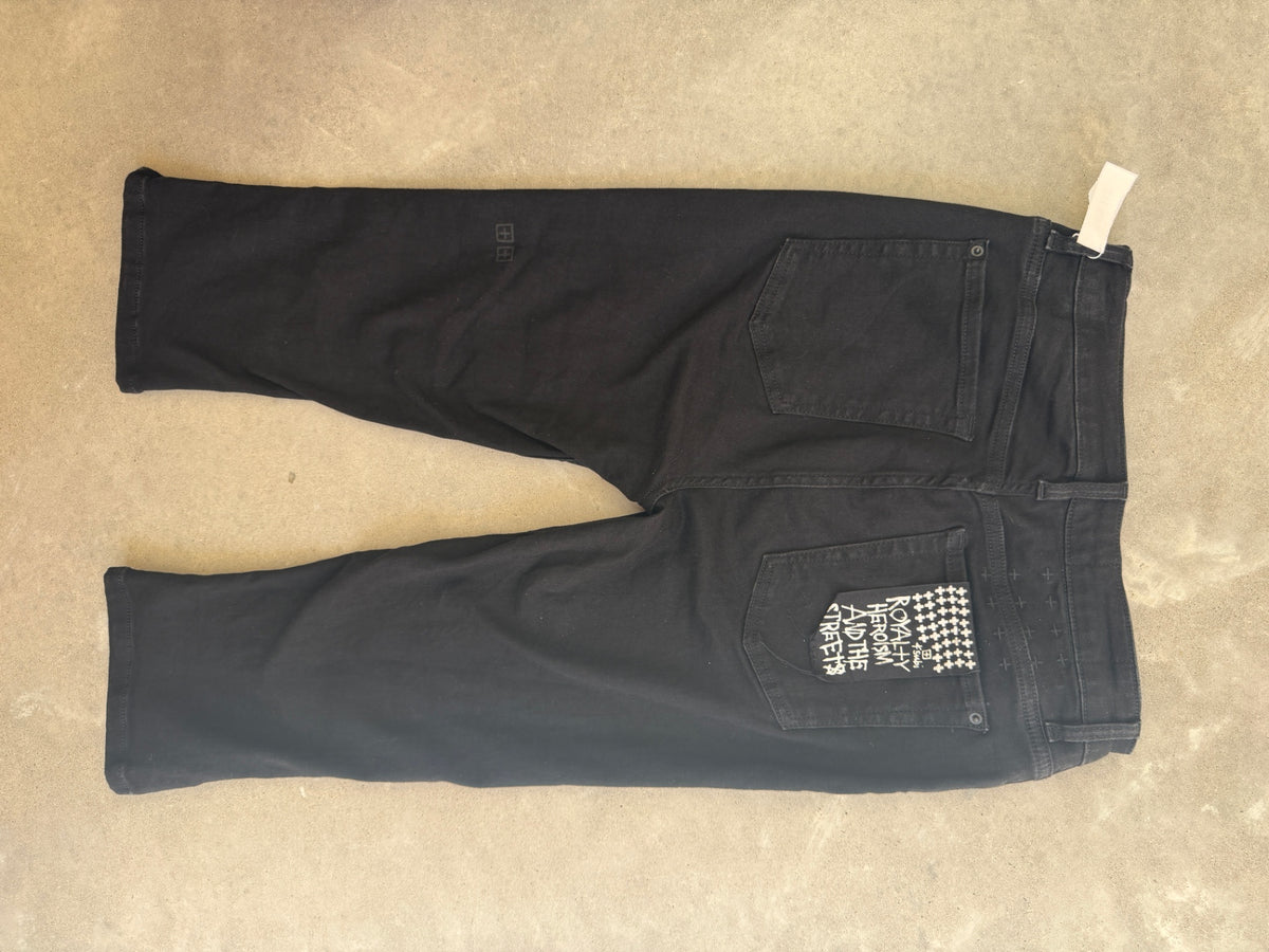 Ksubi black capri jeans 29