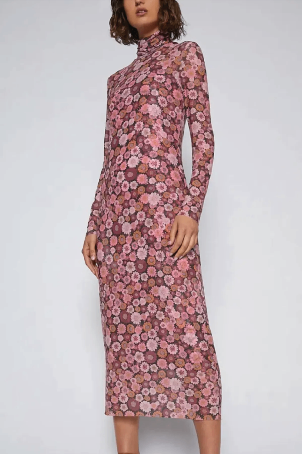 Scanlan Theodore pink long sleeve dress