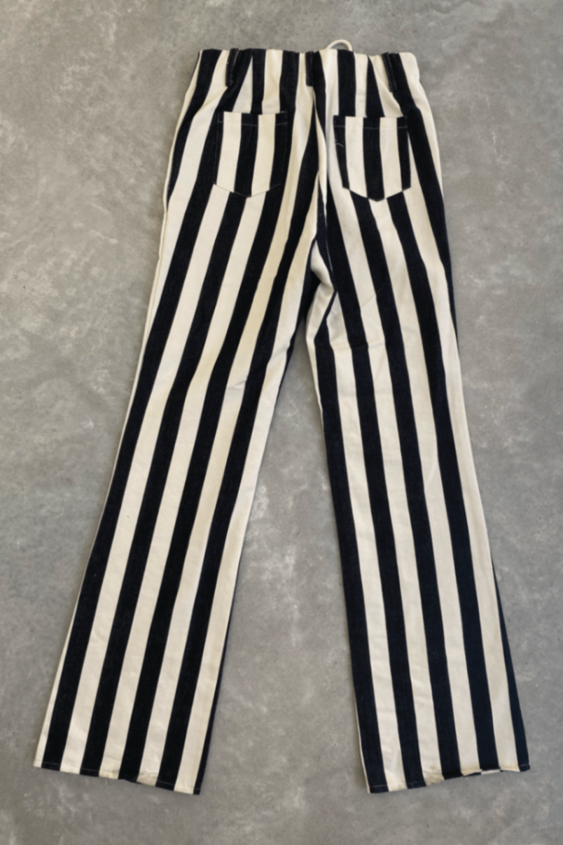 jagger&stone stripe pants lace front 8