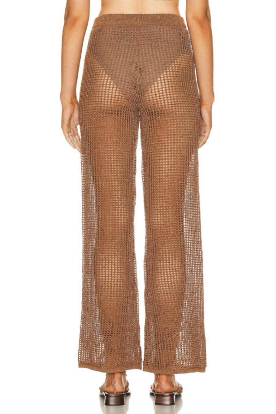 SIR brown knit pant 2