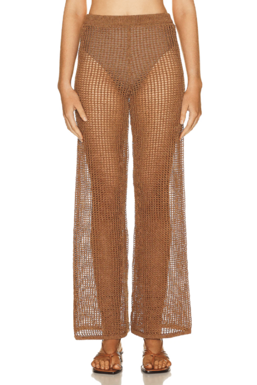 SIR brown knit pant 2
