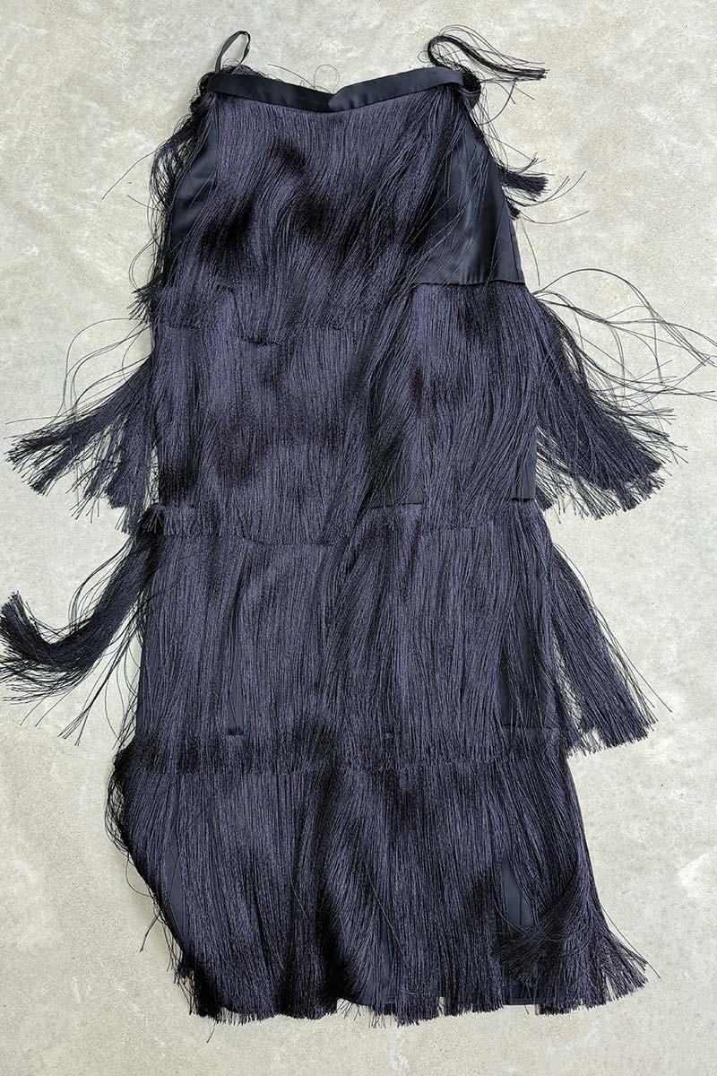 Esse Navy tassel skirt 6