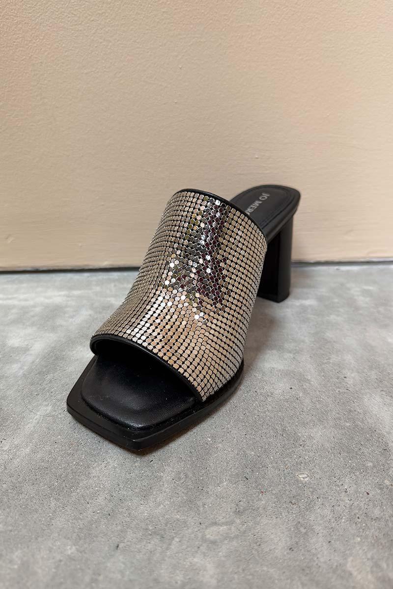 Jo Mercer cupid silver heel 38
