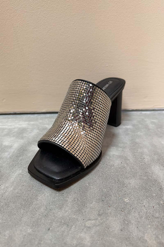 Jo Mercer cupid silver heel 38
