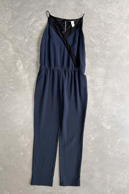 Karen Millen navy black jumpsuit 14