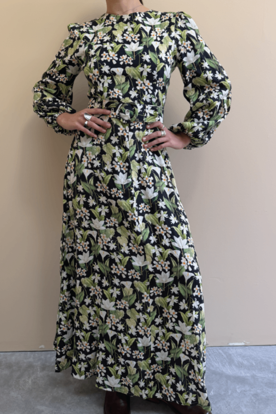 Palm Noosa green floral dress 8