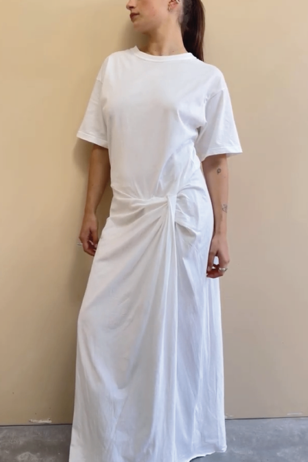 Bec & Bridge White t-shirt dress 10