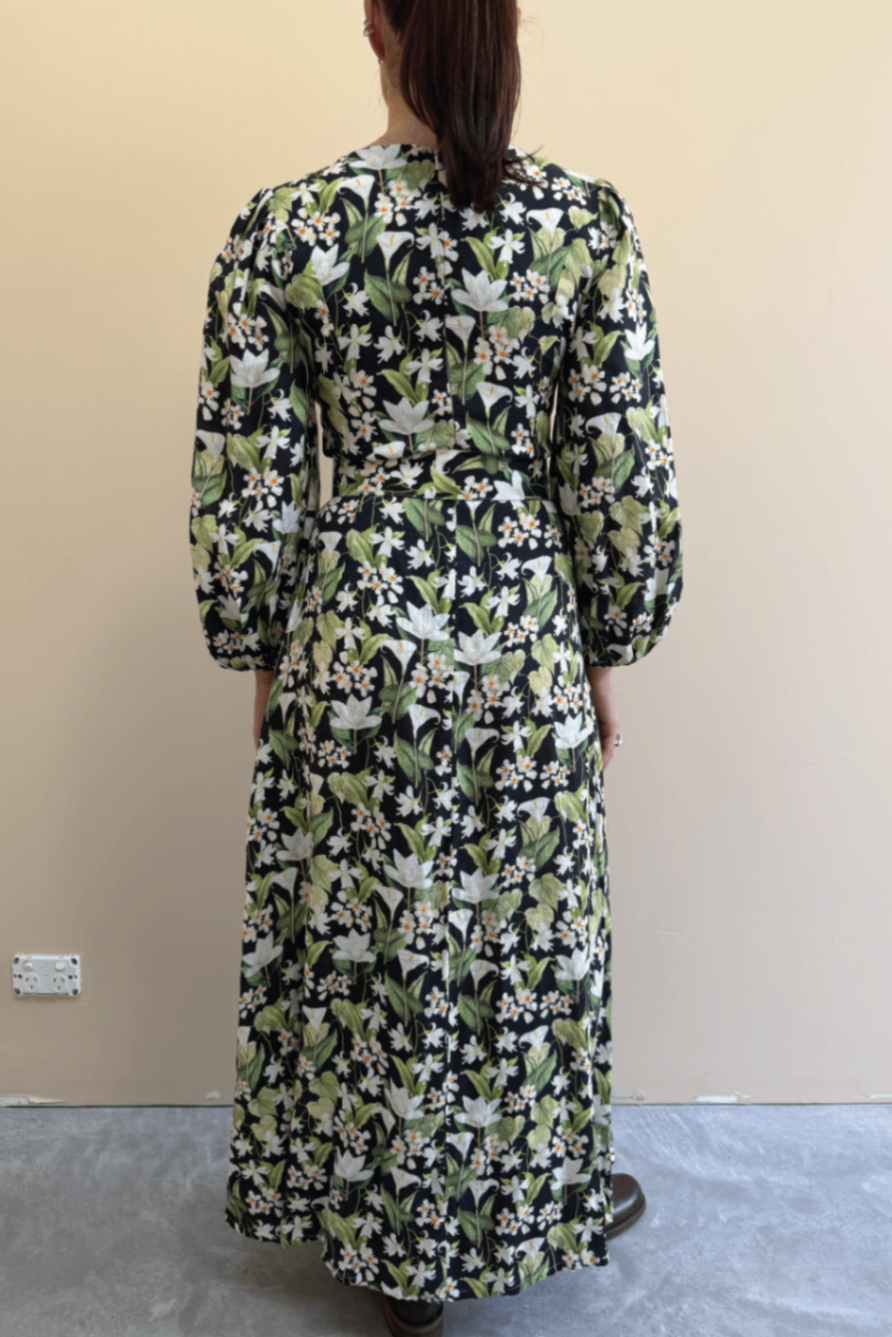 Palm Noosa green floral dress 8