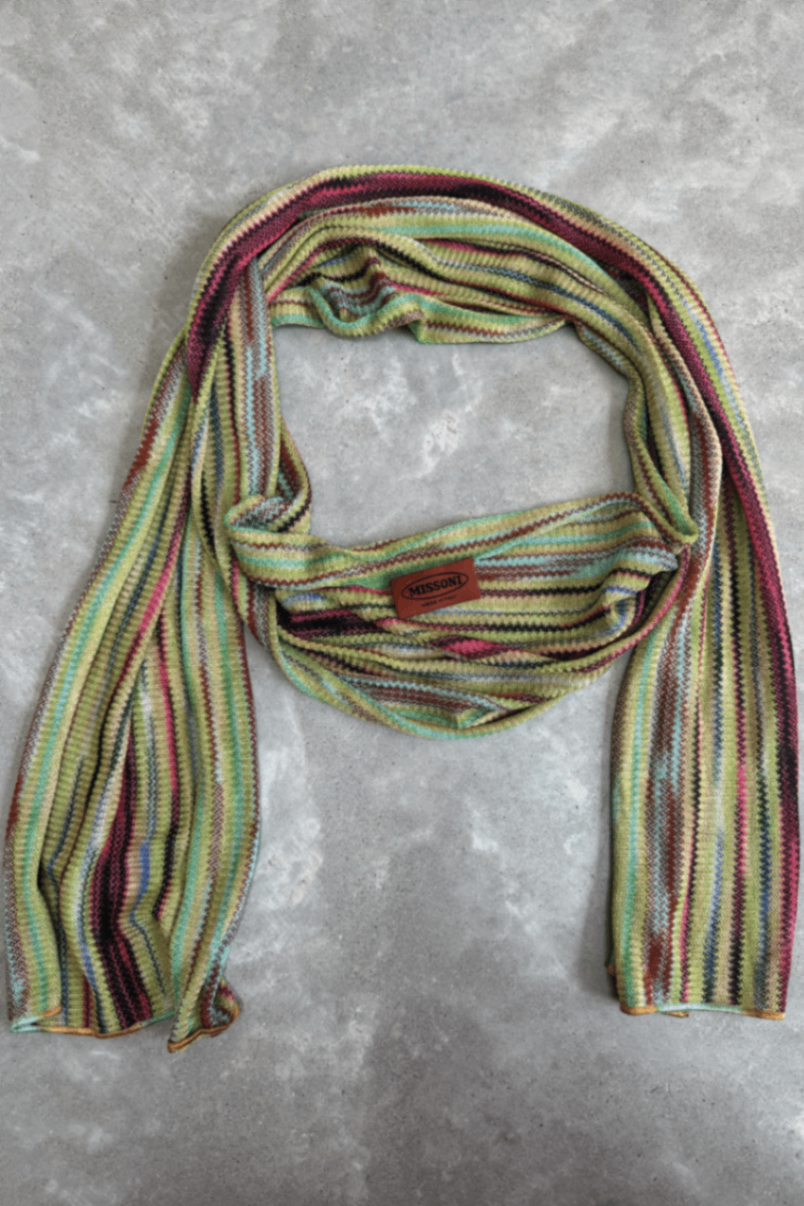 Missoni scarf green